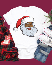 Load image into Gallery viewer, Black Santa T-Shirt
