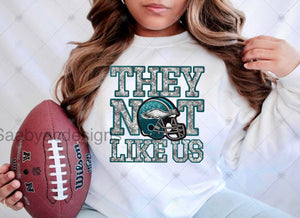 They Not Like Us -  Football Tee