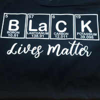 Black Lives Matter Periodic Table T-Shirt