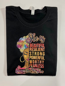 She is Stronger than the Storm T-Shirt