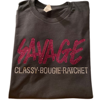 Load image into Gallery viewer, Savage Bling t-shirt
