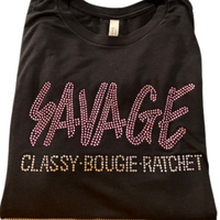 Load image into Gallery viewer, Savage Bling t-shirt
