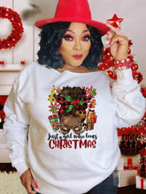 Load image into Gallery viewer, Just a Girl Who Loves Christmas Sweatshirt
